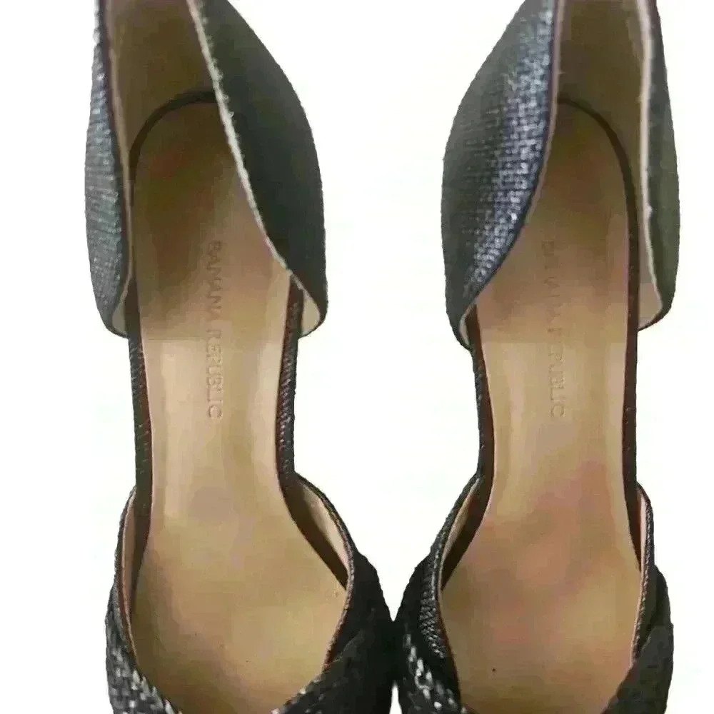Banana Republic Black Heels with Sophisticated Cut-Out Design - Picture 11 of 14